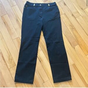 St. John Sport Classic Black Pants Jeans style size ten (10)
